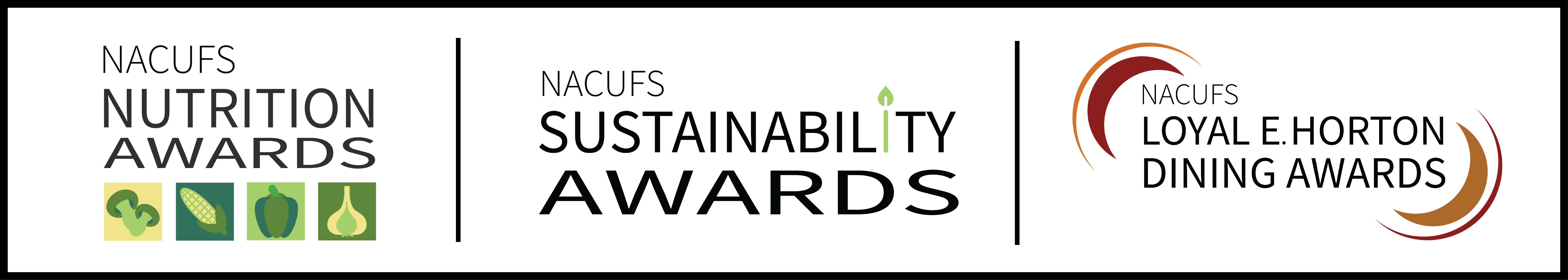 Awards website header